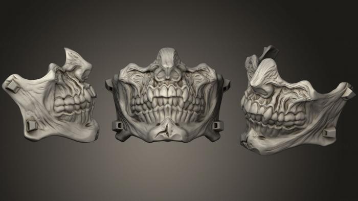 Mask (MS_0250) 3D model for CNC machine